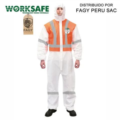 Traje worksafe con cinta reflectiva Bicolor tipo 5 y 6