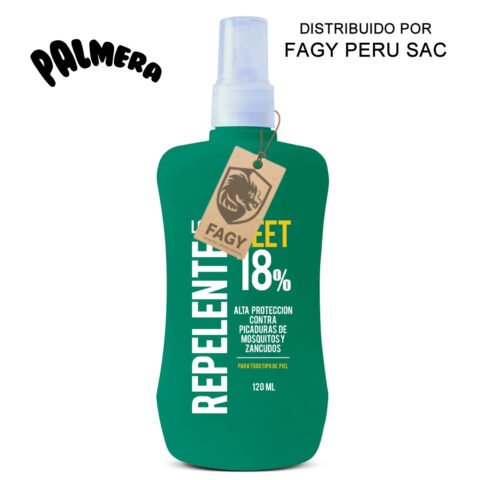 Repelente para zancudos y mosquitos Palmera – Frasco 120ml