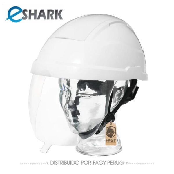 Casco de seguridad con careta contra arco eléctrico