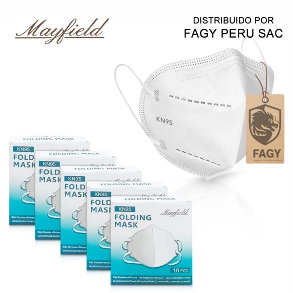 Mascarilla Mayfield KN95 Folding Mask Pack 10 UND